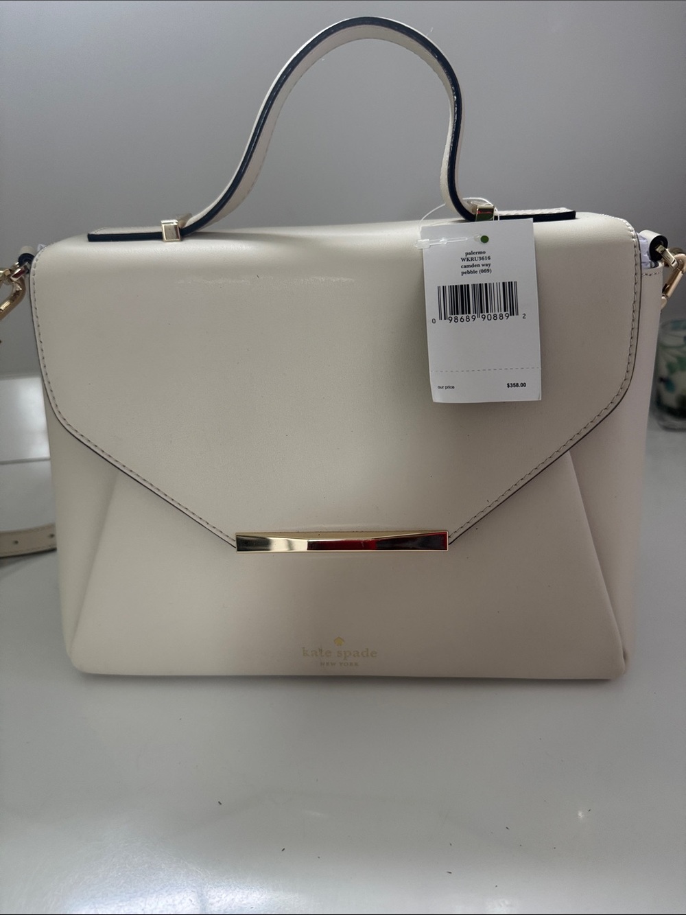 Kate Spade handbag with straps. Camden Way Pebble New